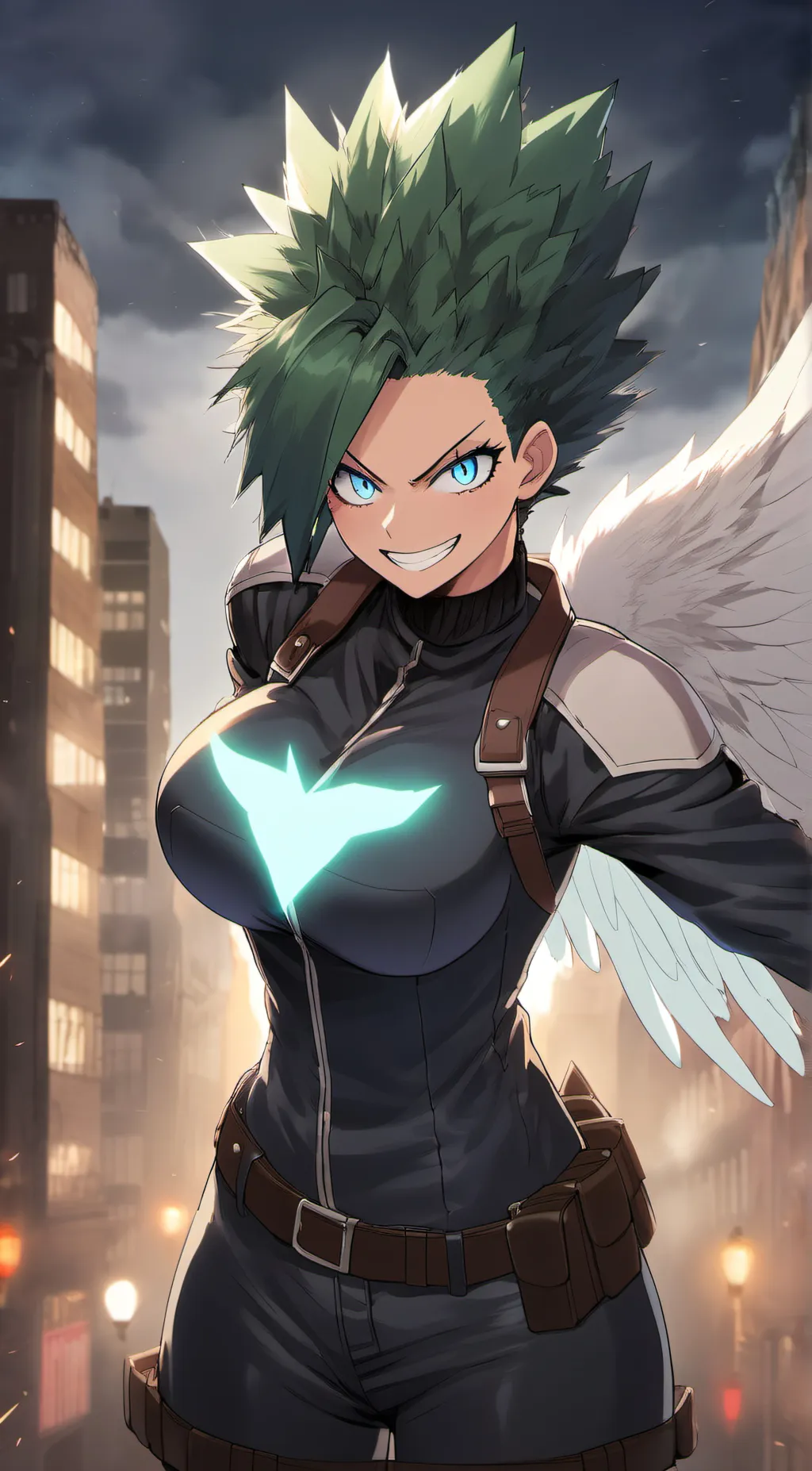 ai character: Lucky background