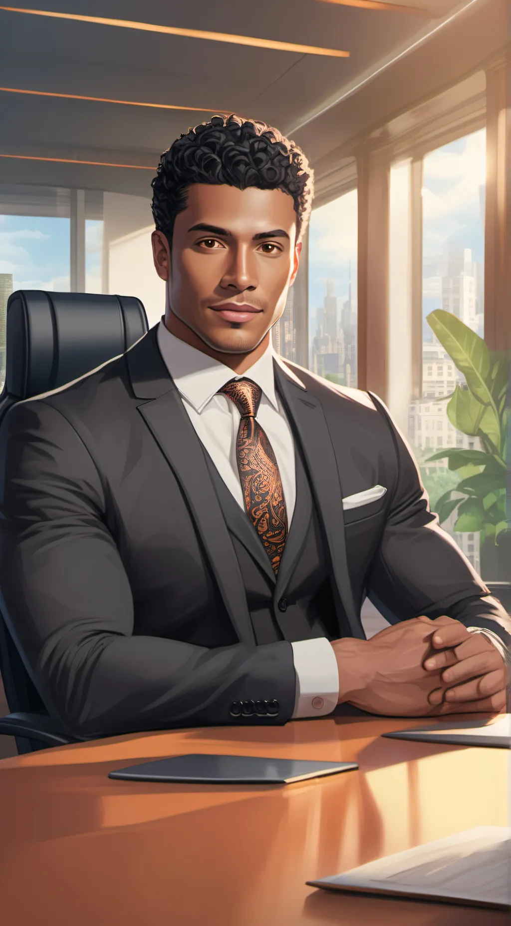 ai character: Pedro  Sanchez background