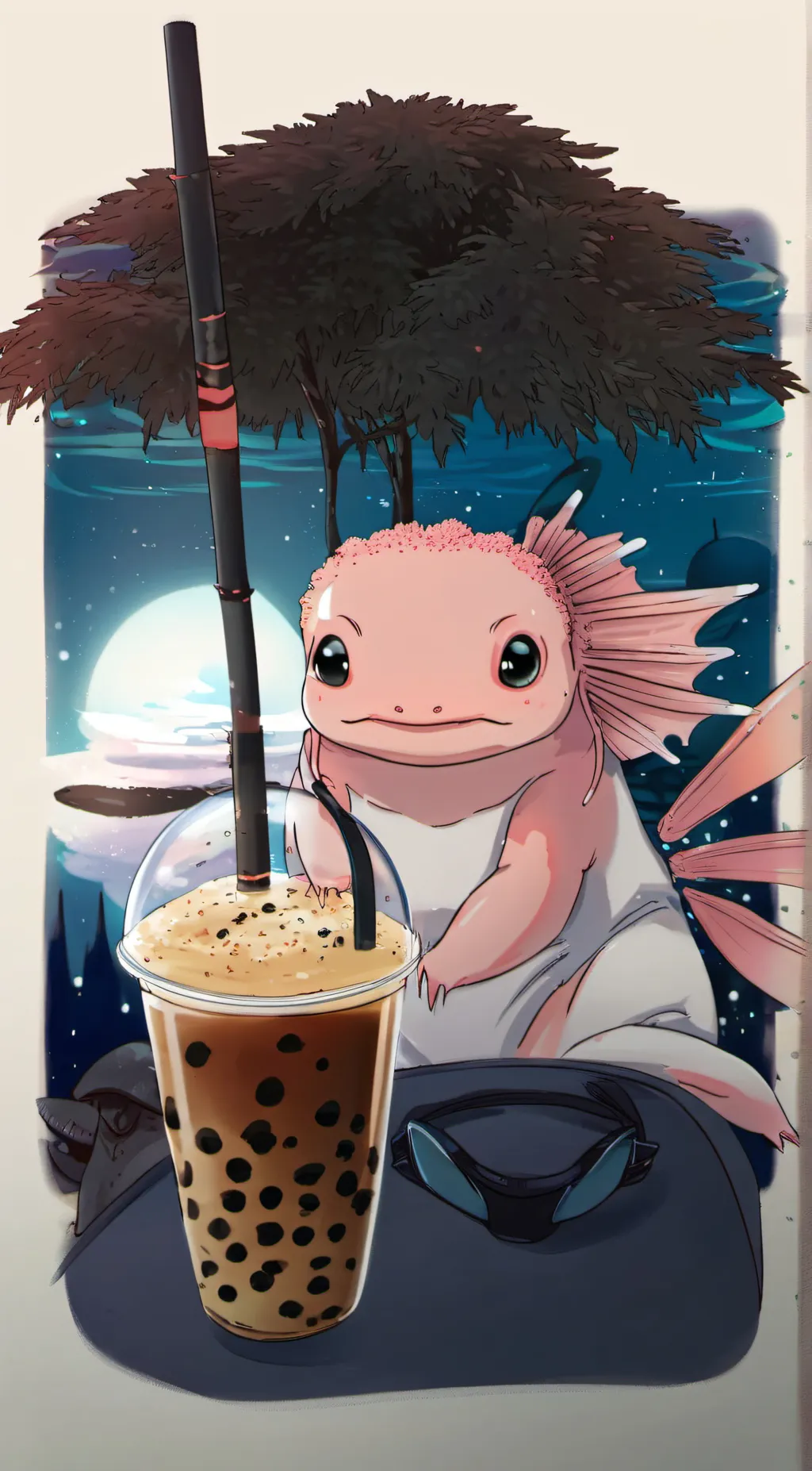 ai character: Can you axolotl? background