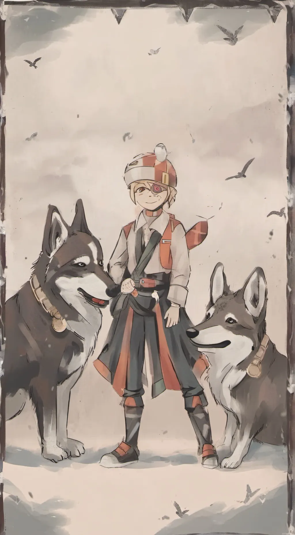 ai character: Djjdfjjfhd background