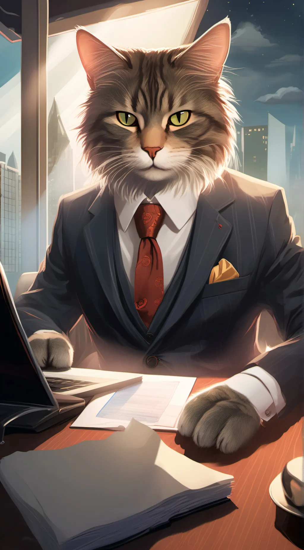 ai character: Cato background