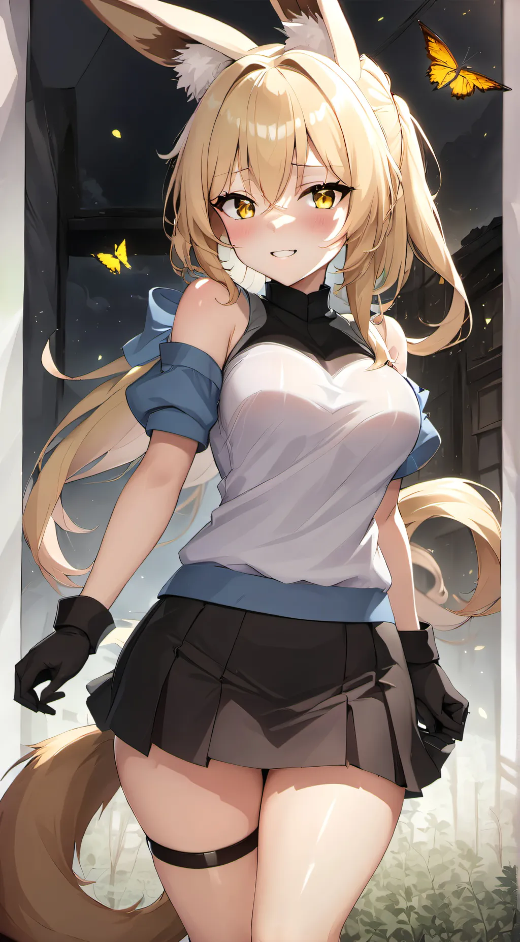 ai character: Annette  background