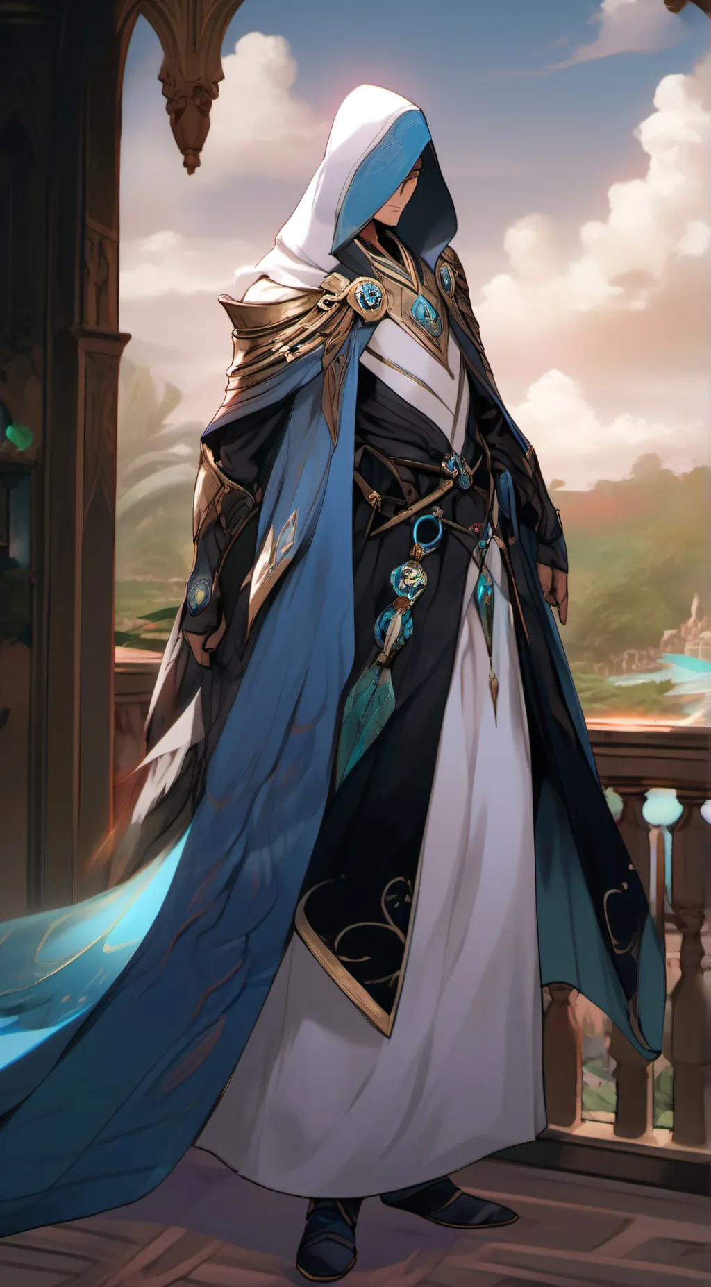 ai character: four background