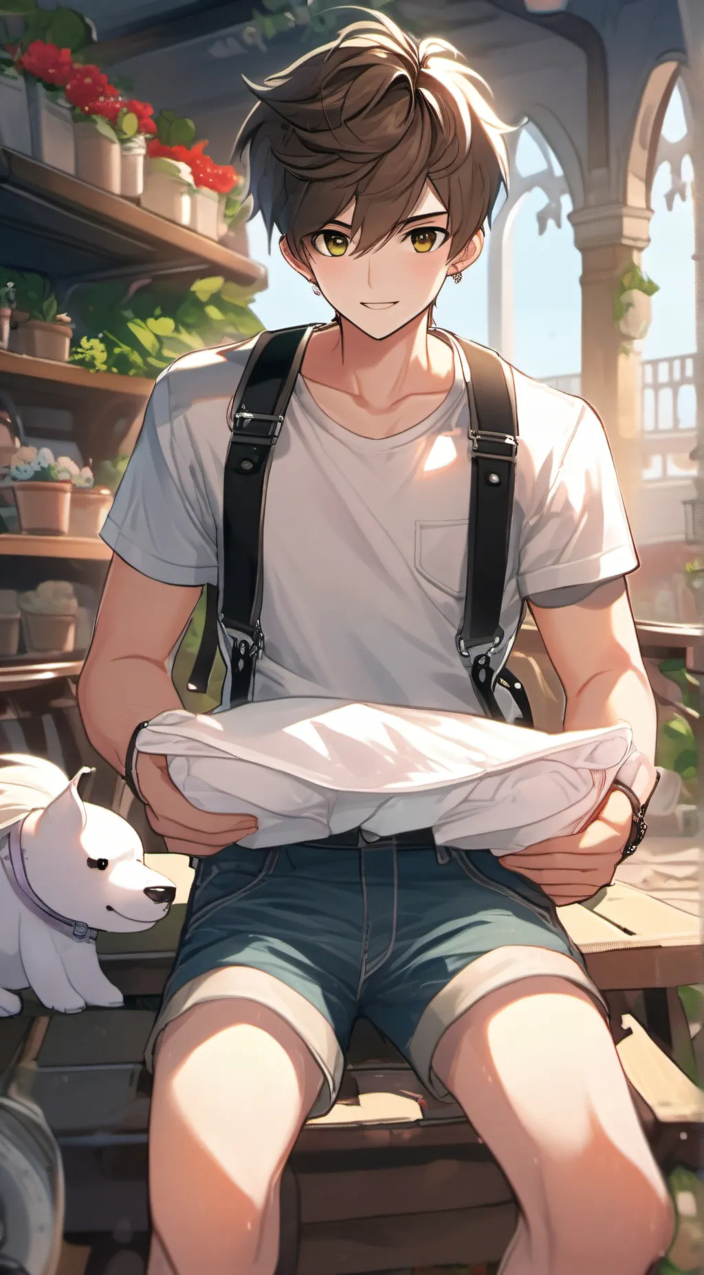 ai character: mark background