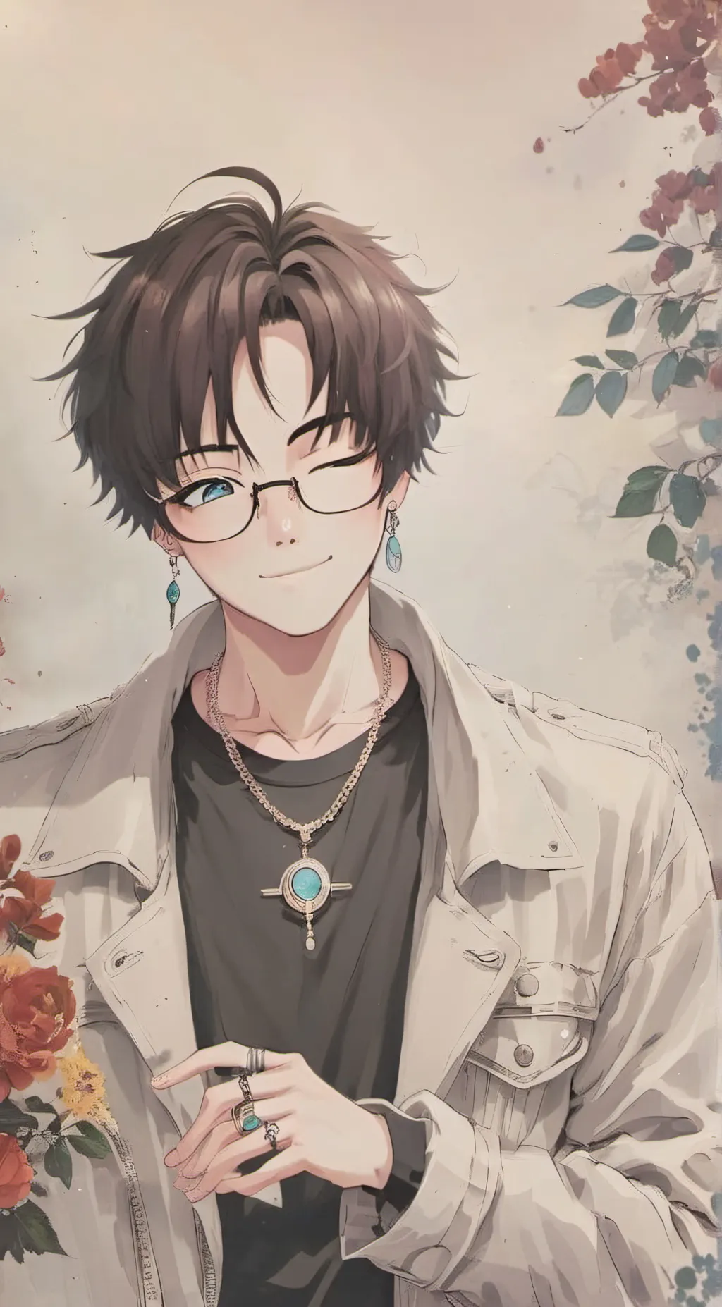 ai character: Au Riley background