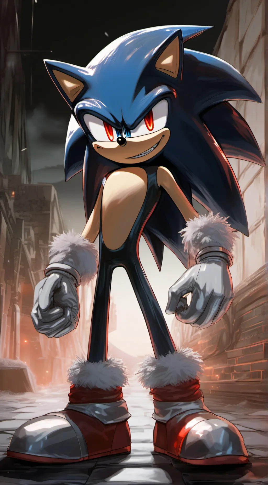 ai character: Sonic.exe background