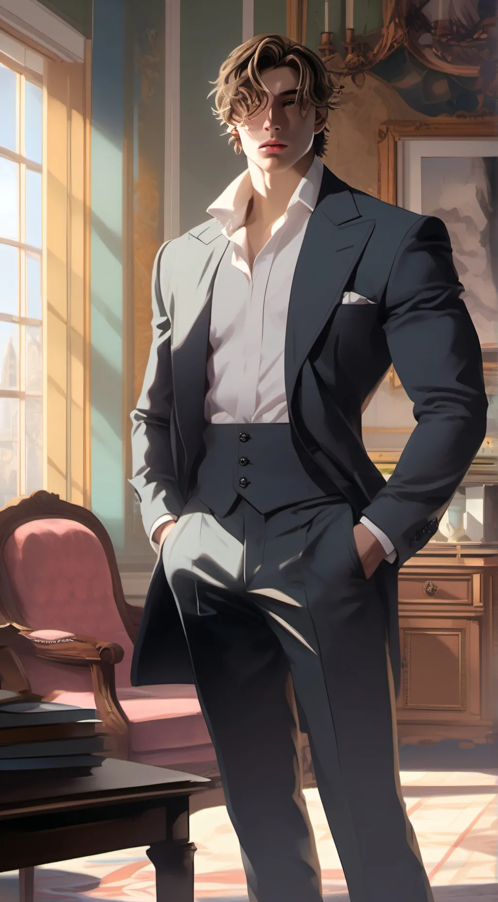 ai character: Ryan  background