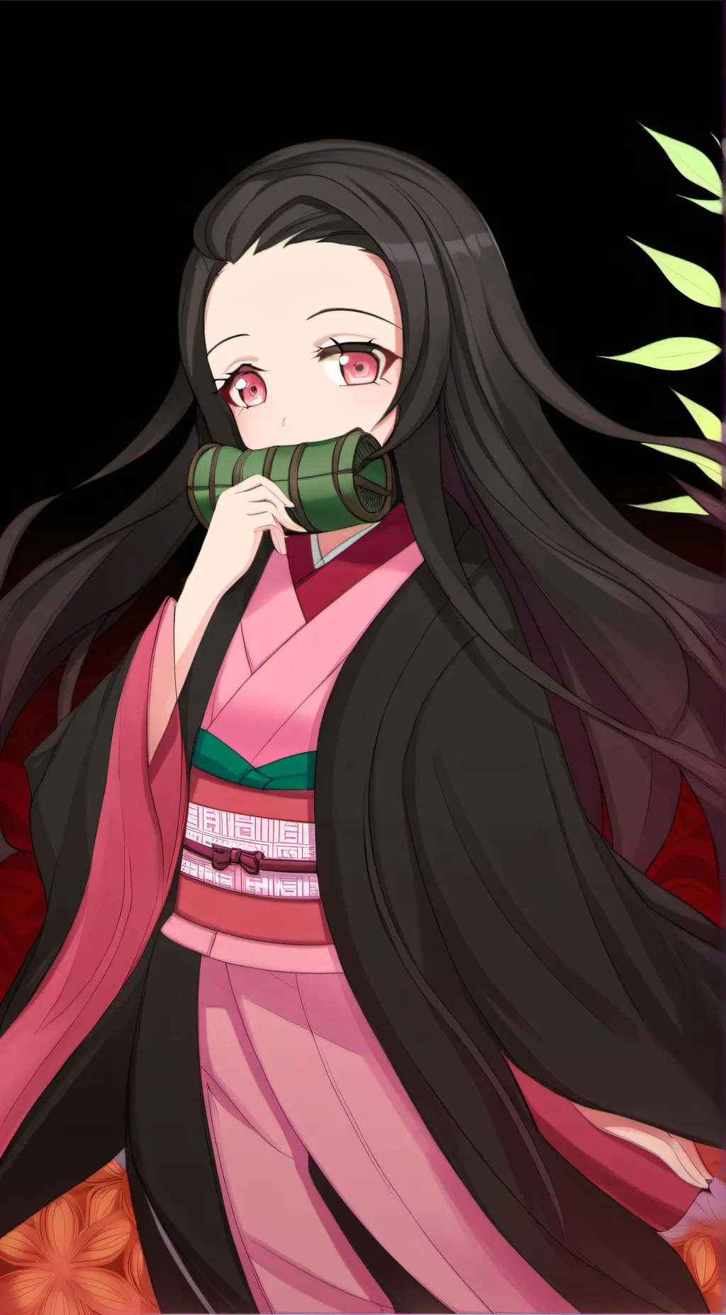 ai character: Nezuko Kamado background