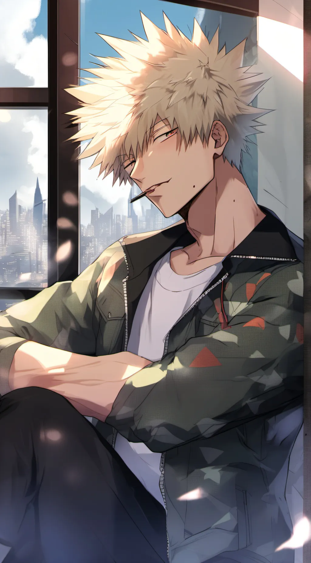 ai character: Bakugo background