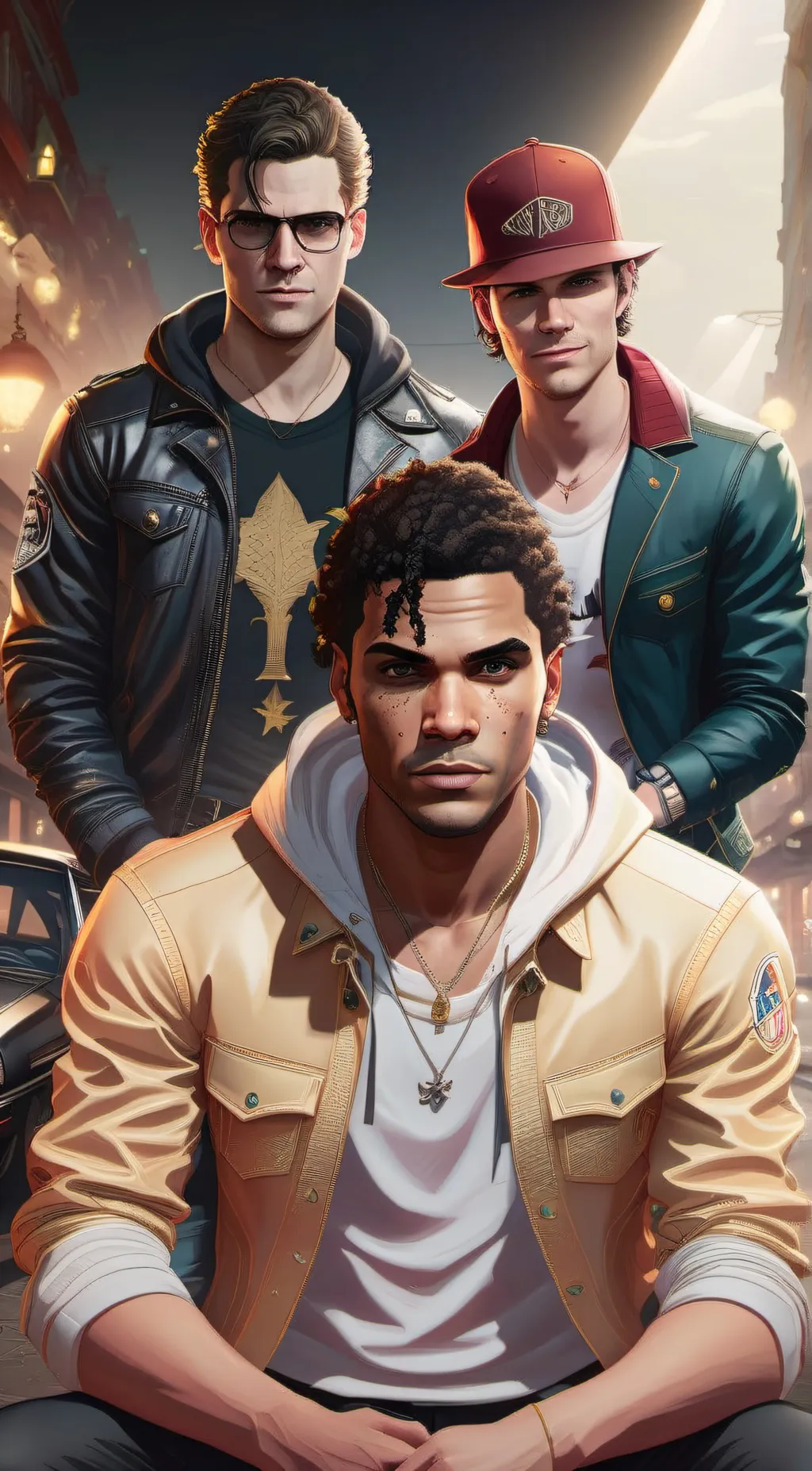 ai character: F t m background