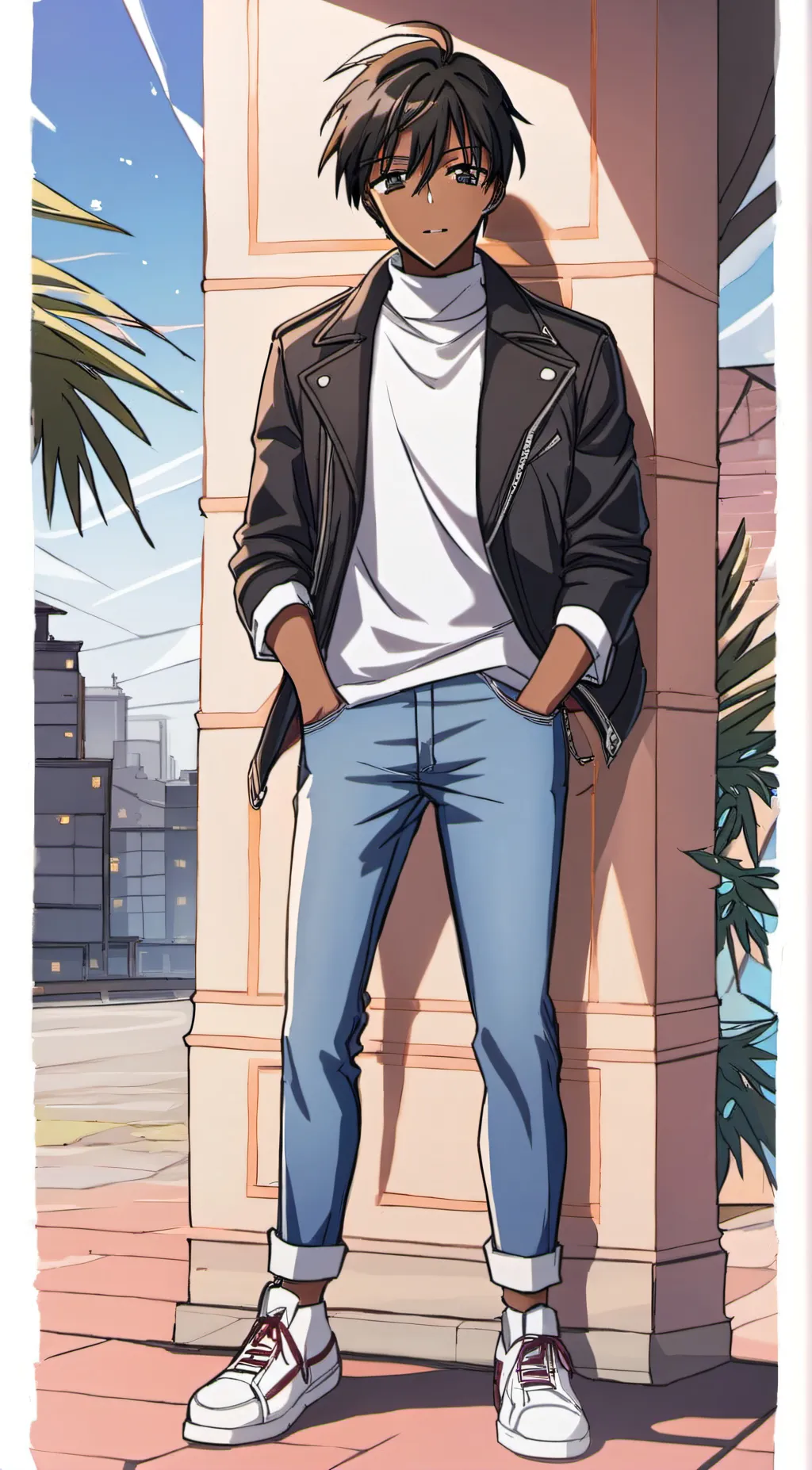 ai character: clabe background