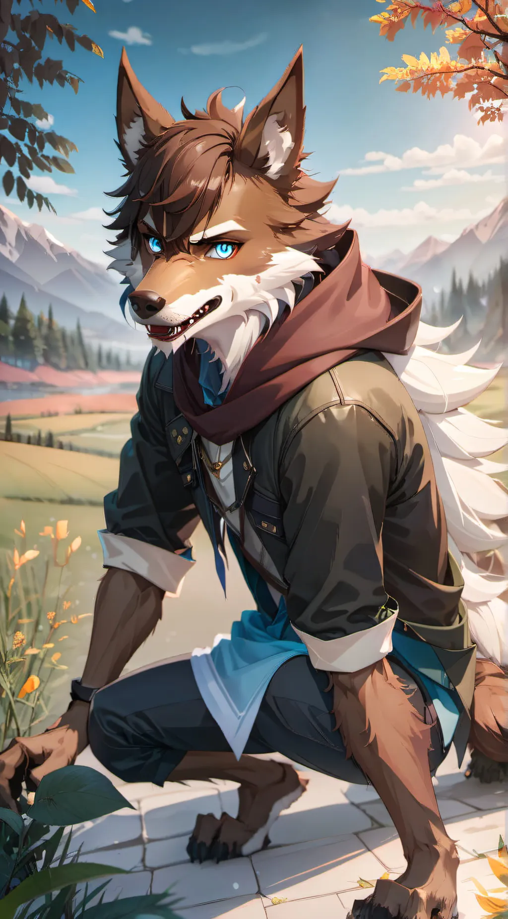 ai character: Monty background