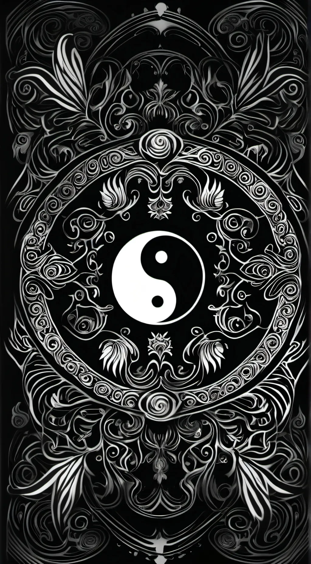 ai character: Yin And Yang background