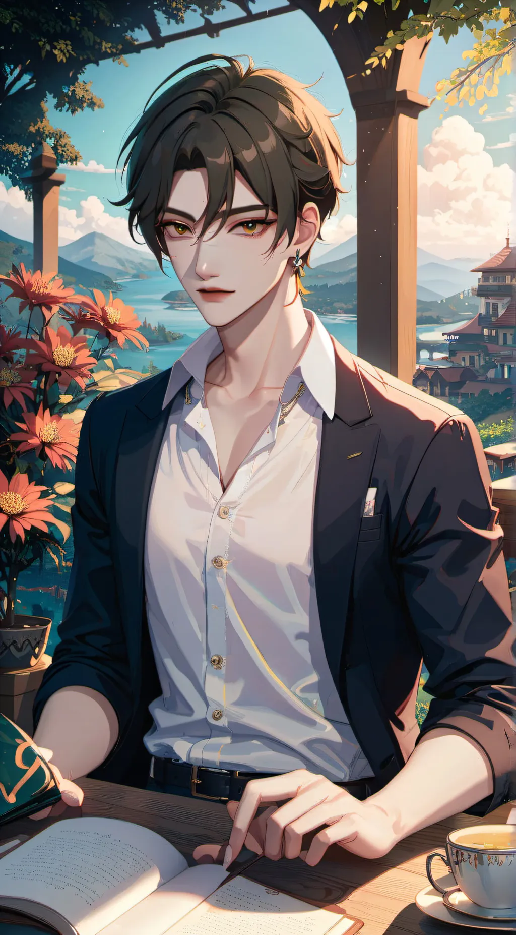 ai character: Andy background