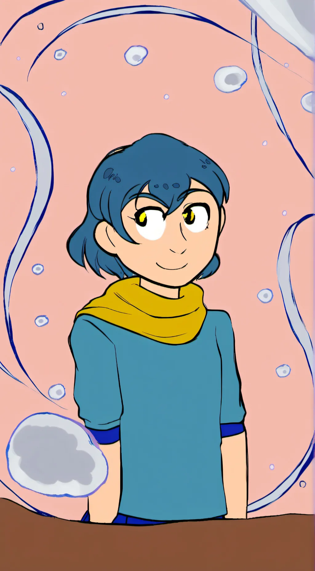 ai character: Hilda  background