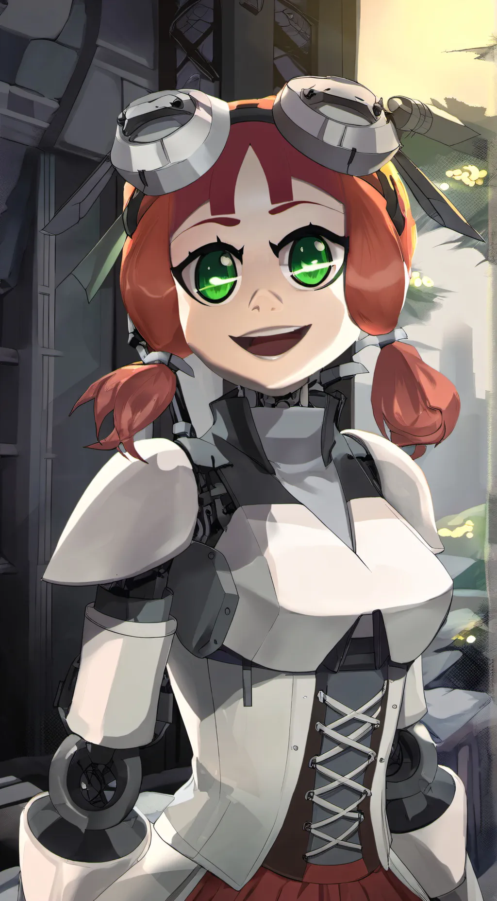 ai character: Circus Baby  background