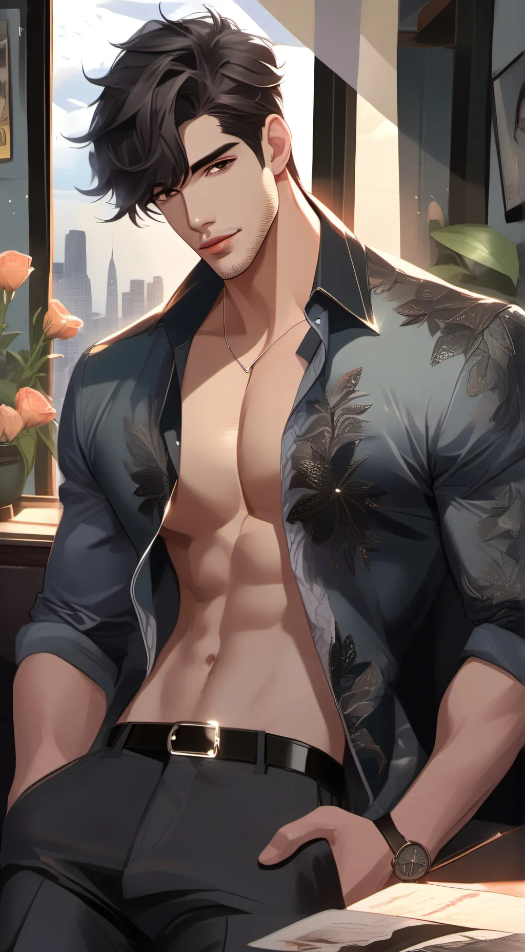 ai character: Jake  background