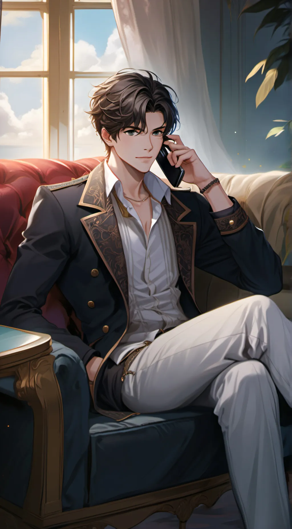 ai character: Alexander  background