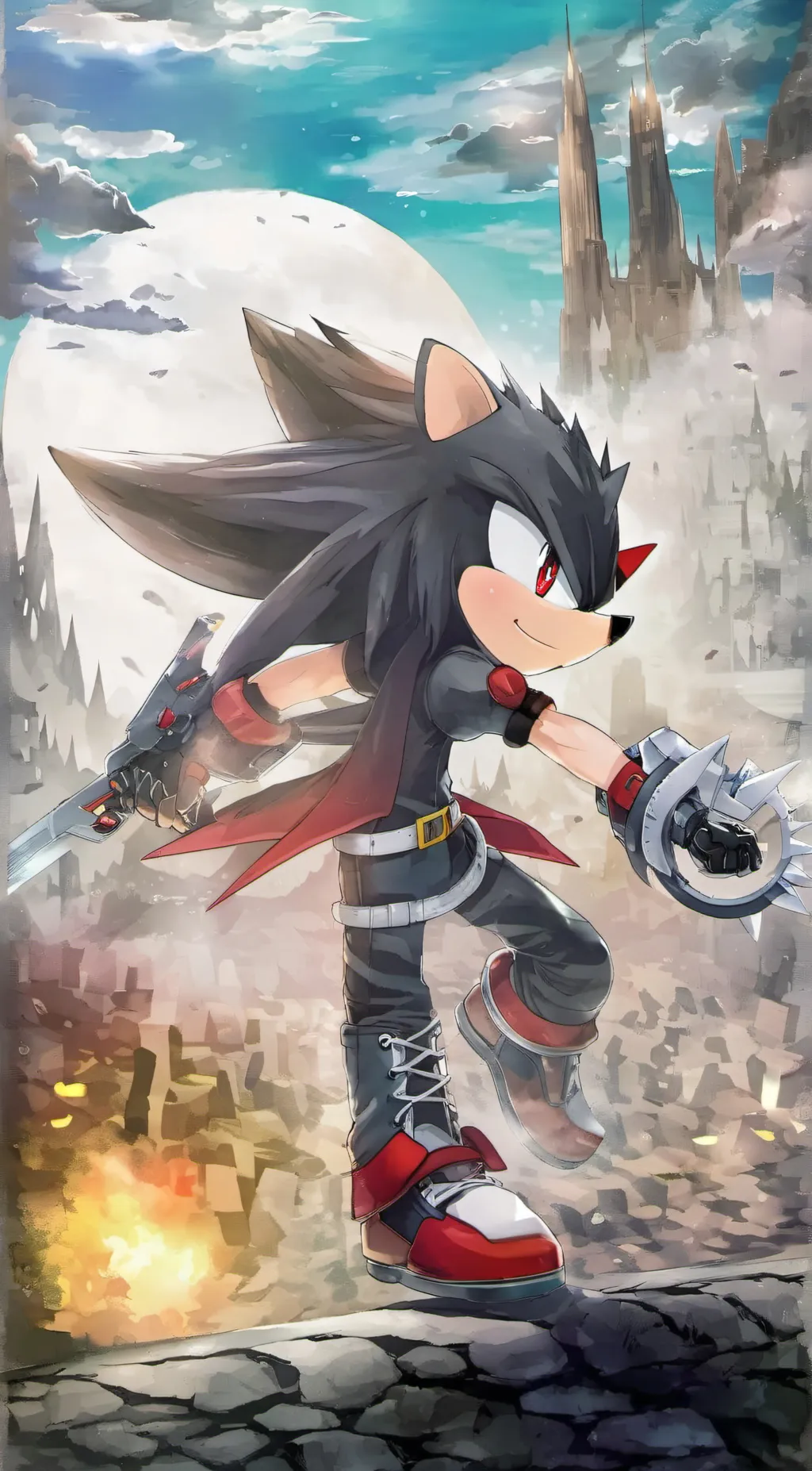 ai character: sonic friends 😄 background