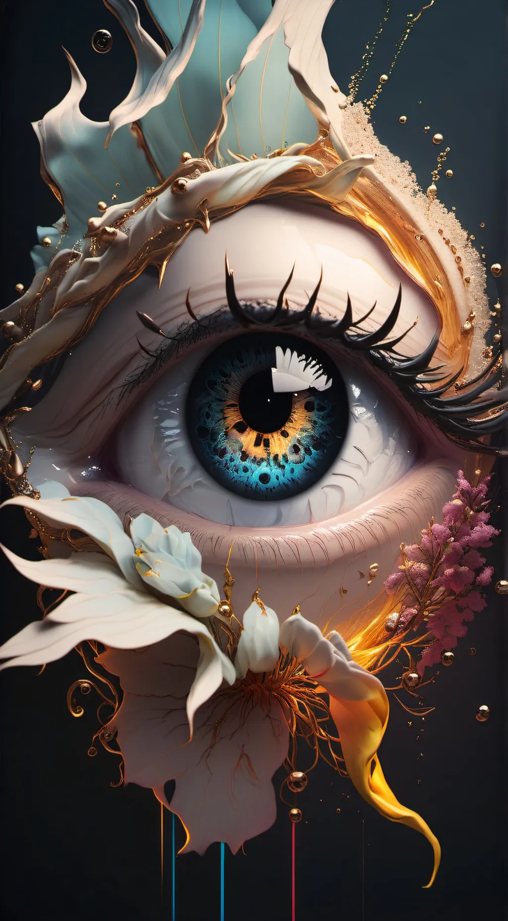 ai character: eye background