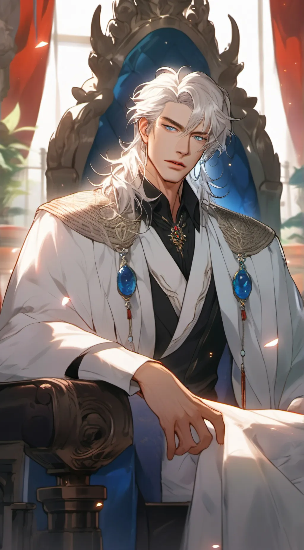 ai character: Lucien  background
