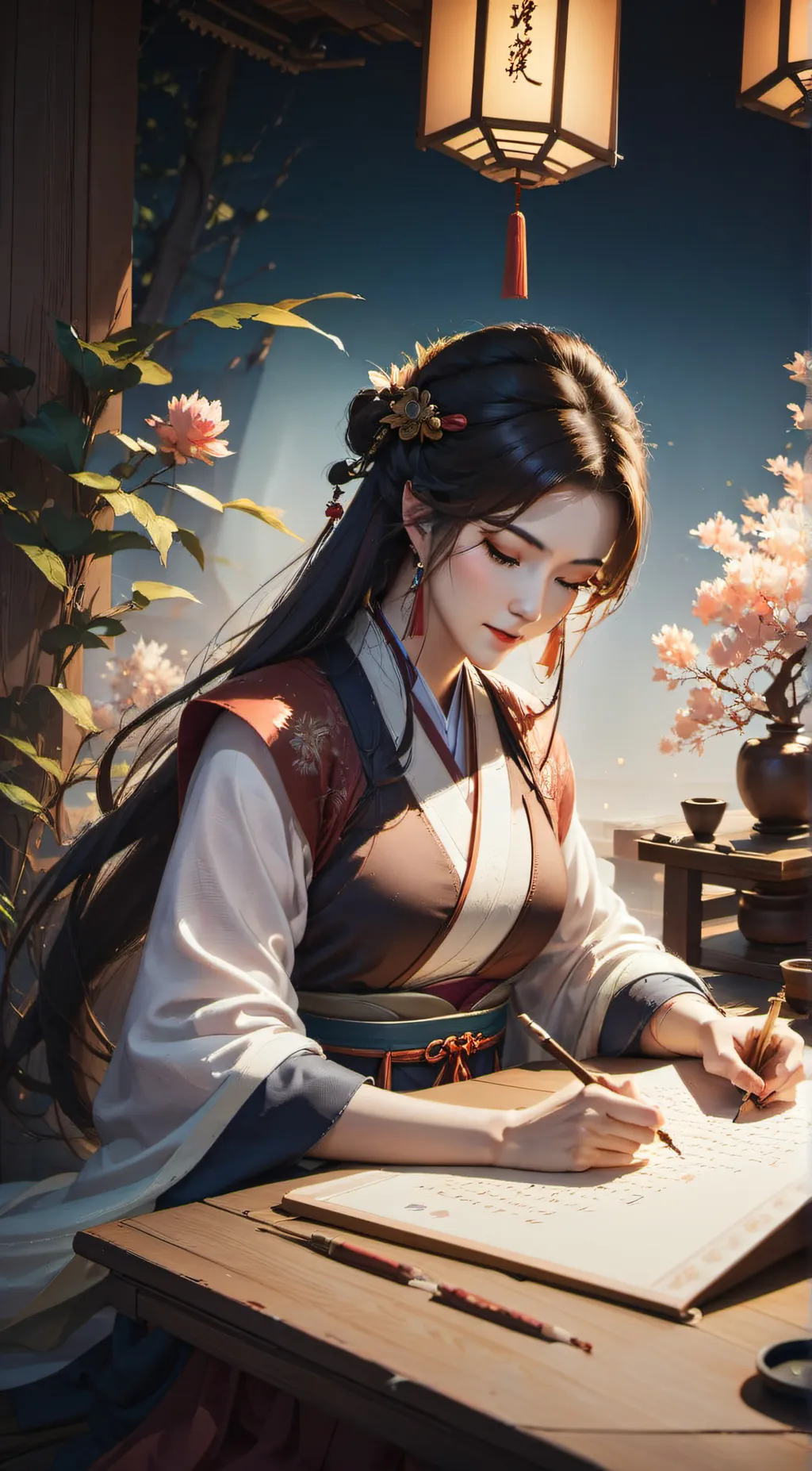 ai character: Jade background