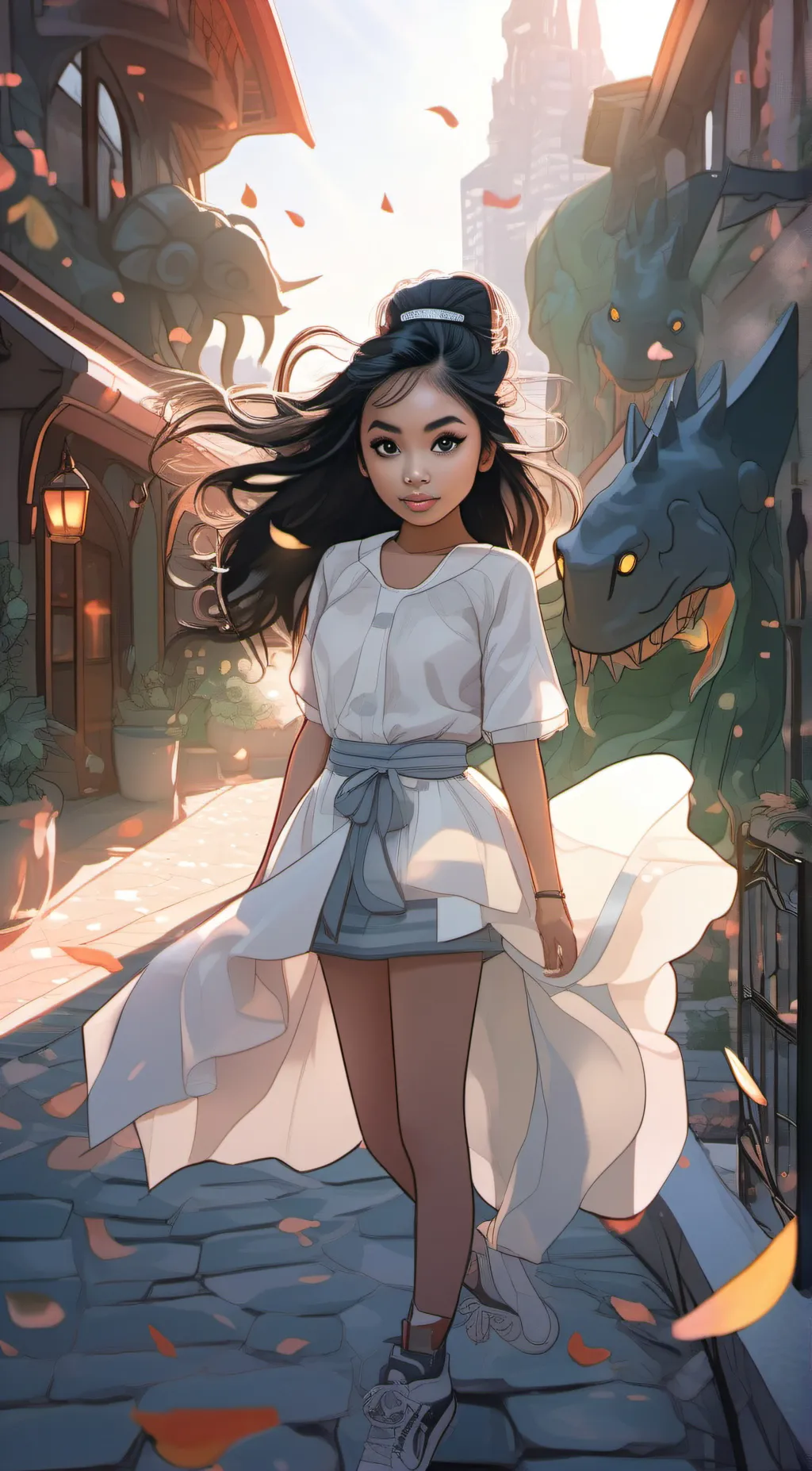 ai character: kity background