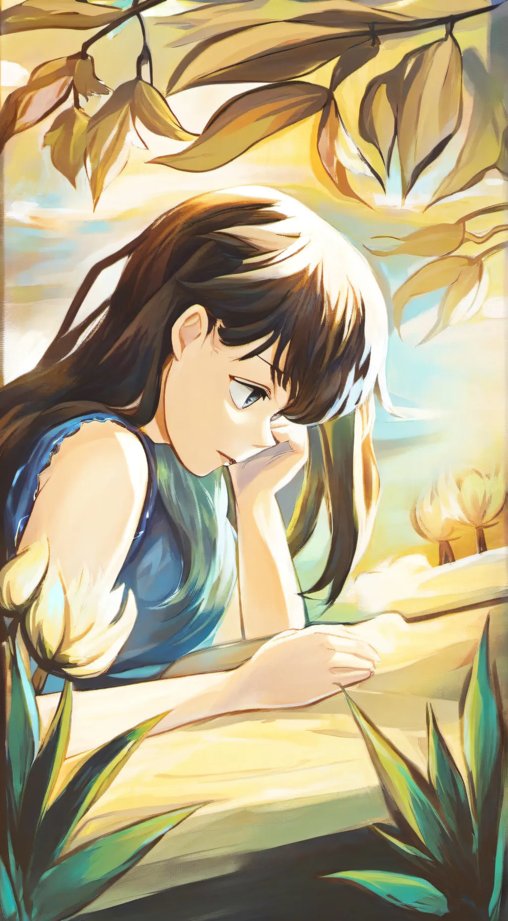 ai character: muichiro tokito  background