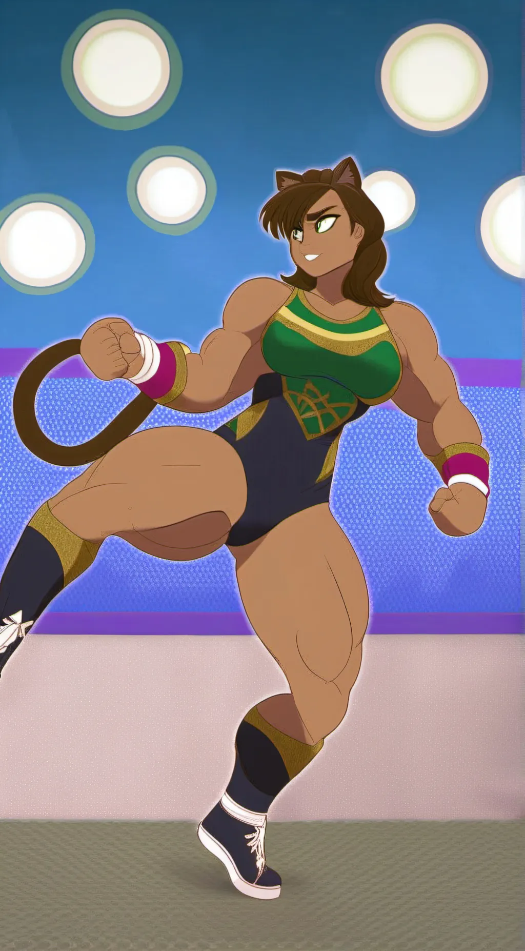 ai character: Deborah bispo  background
