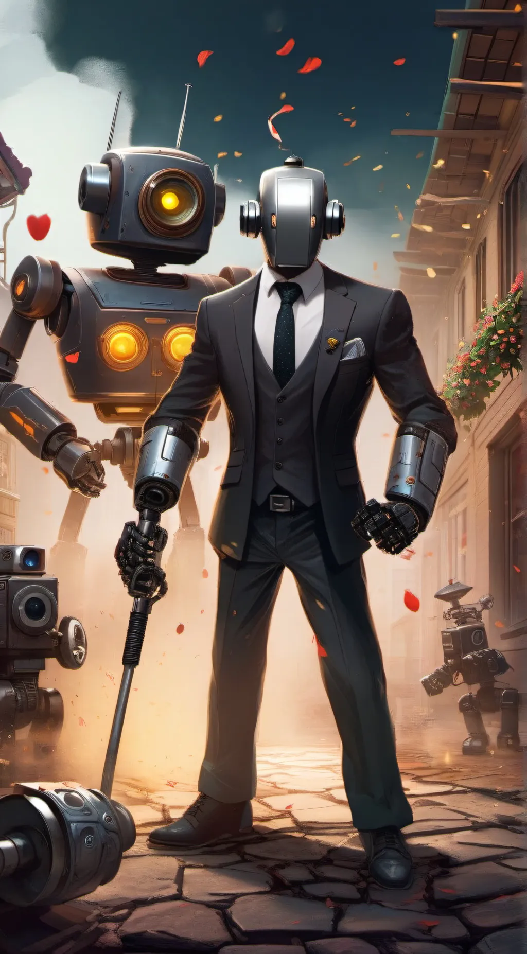 ai character: plungerman background