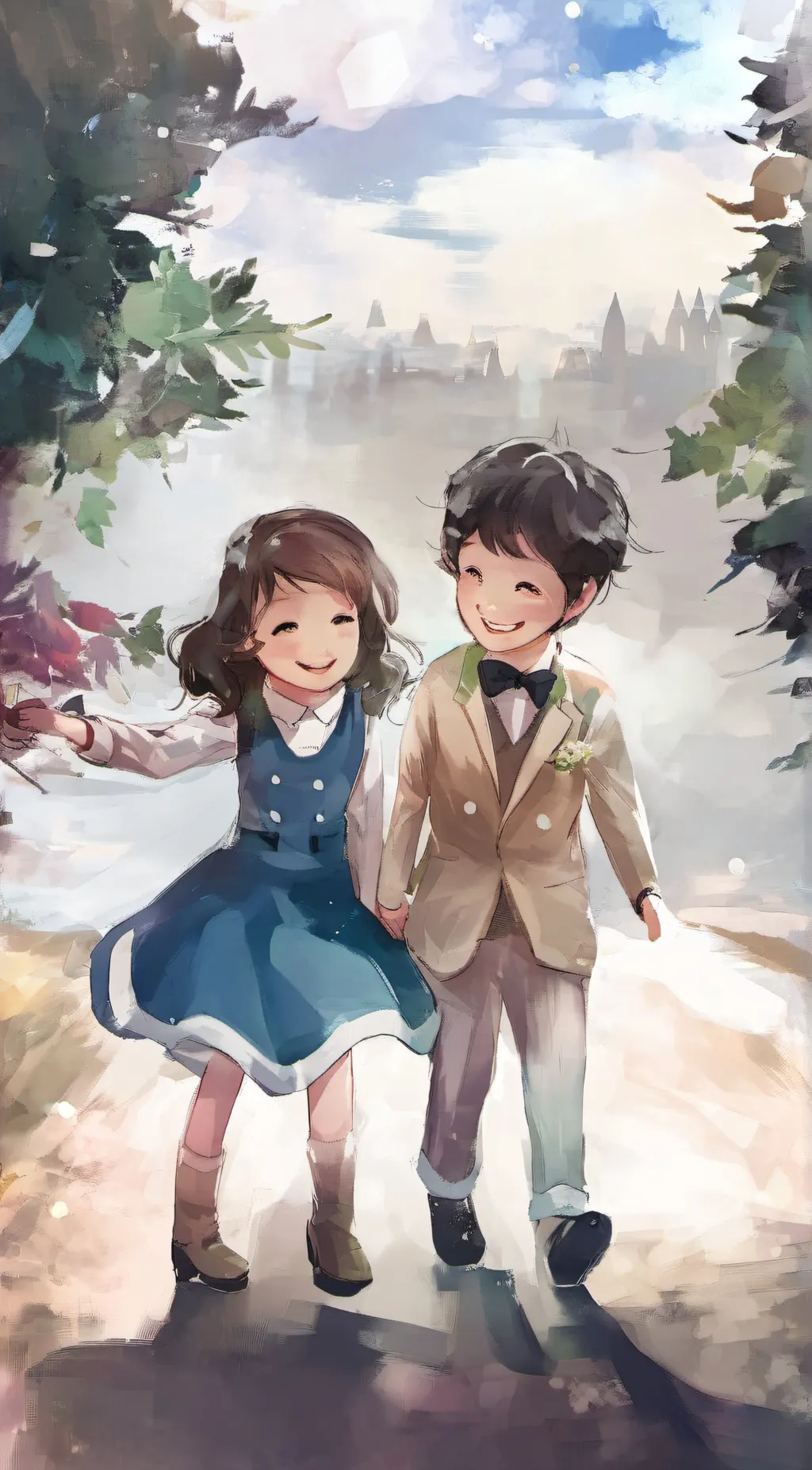 ai character: Bella and margo background