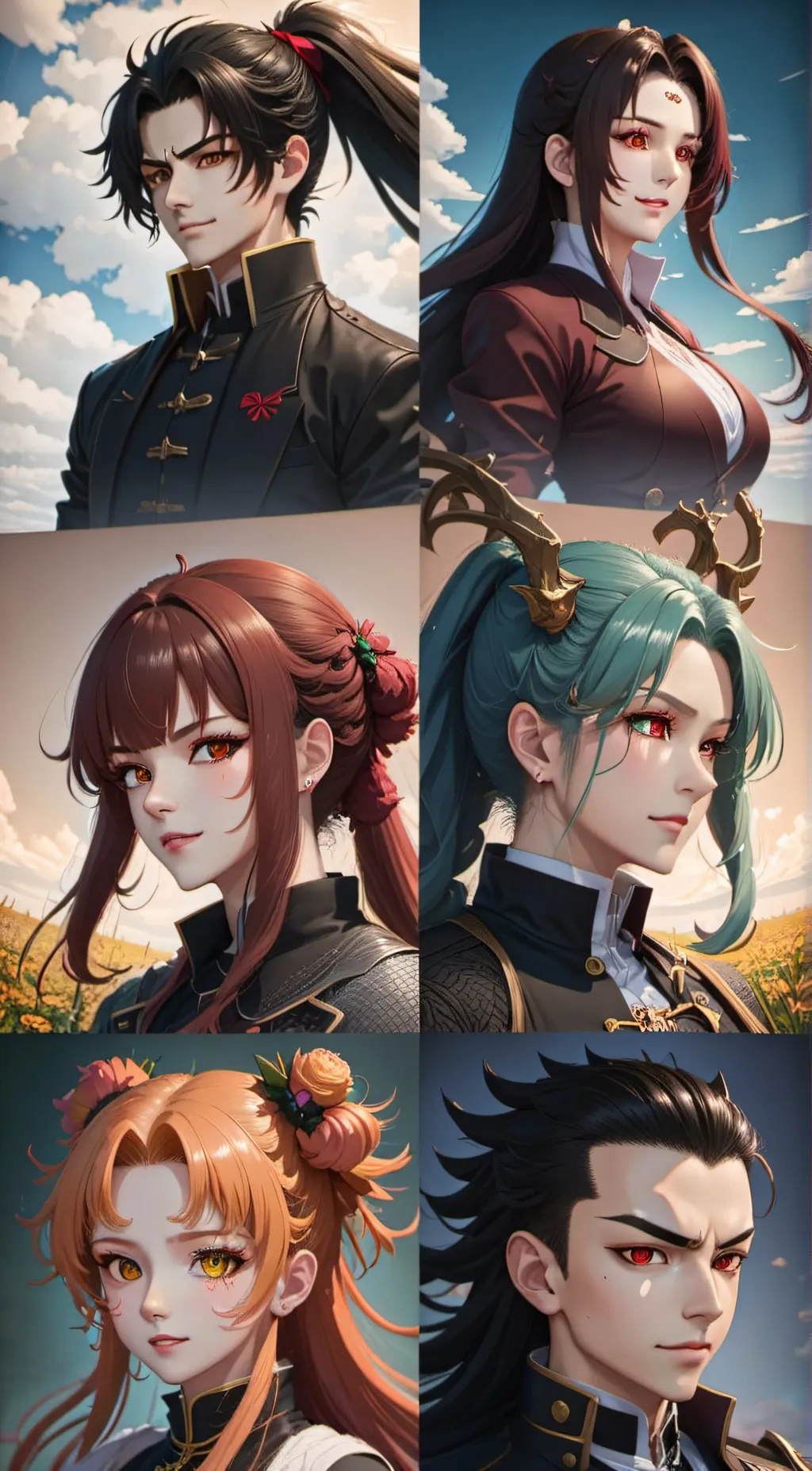 ai character: demon slayers background