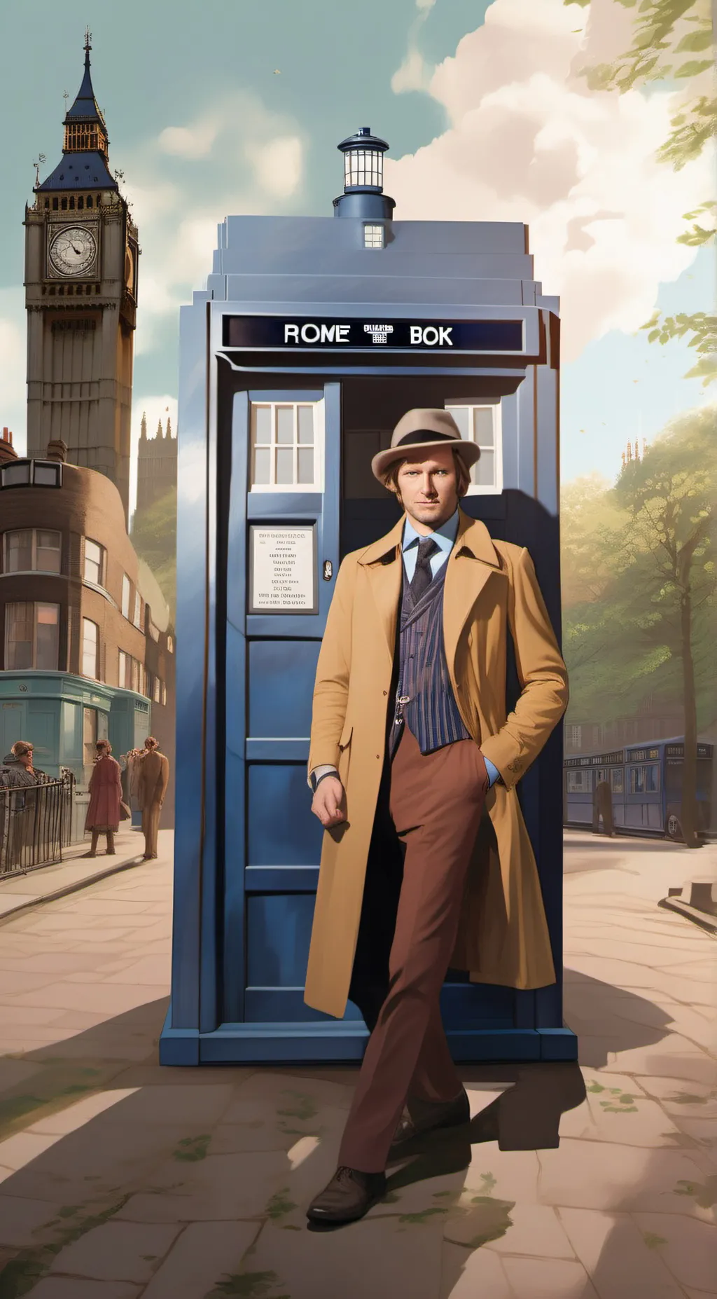 ai character: The 5th Doctor background