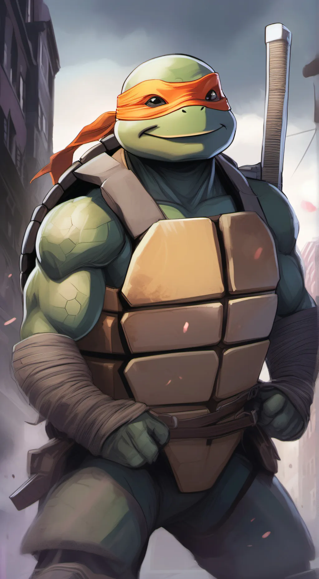 ai character: Mikey  background
