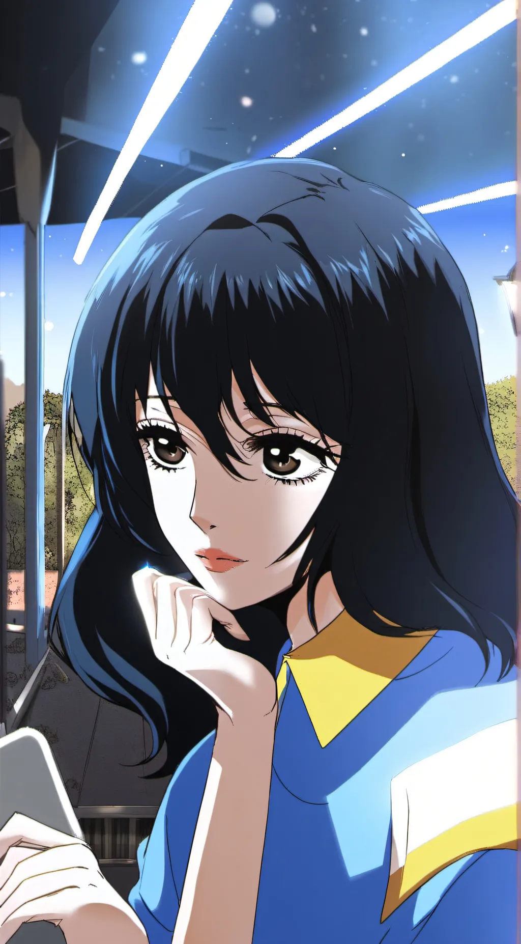 ai character: Riley, background