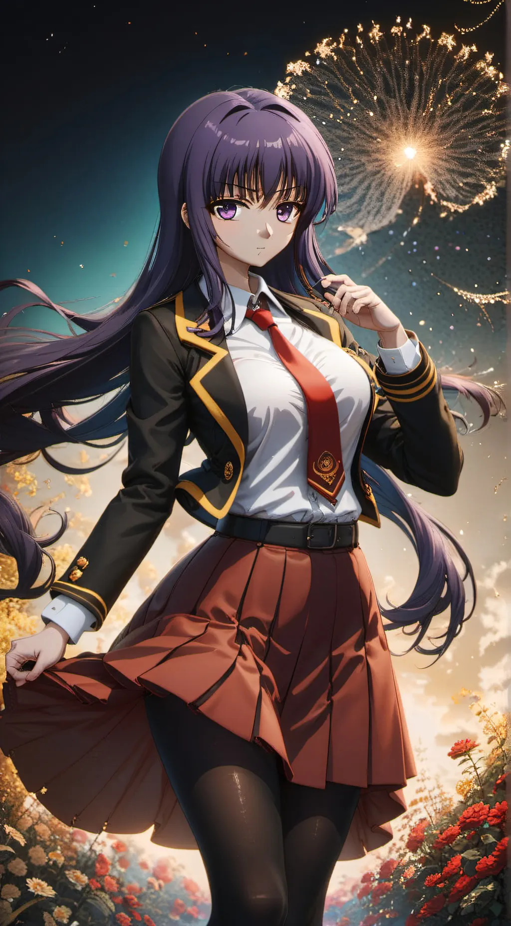 ai character: Shouko Kirishima background
