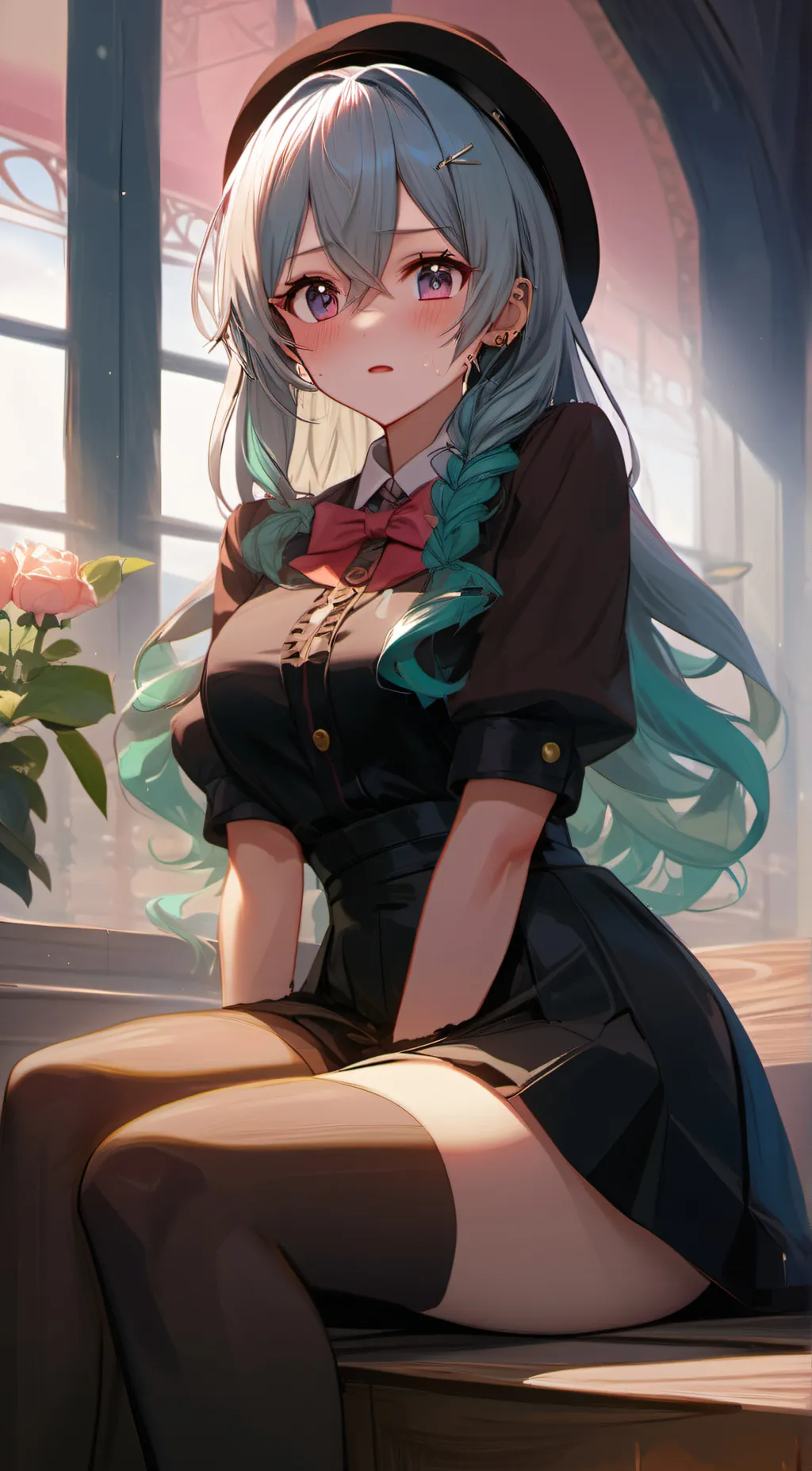 ai character: Ashley background