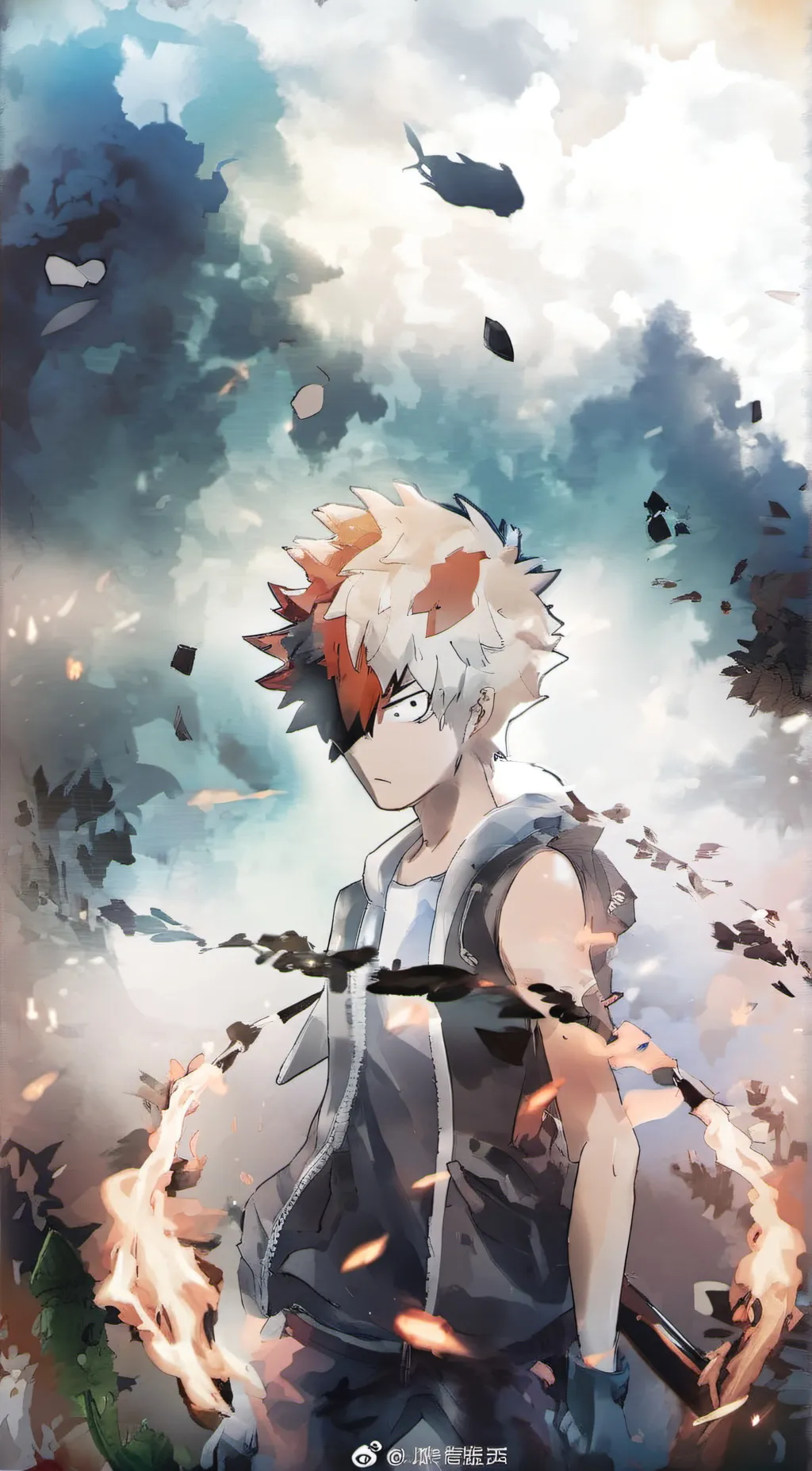 ai character: Bakugo background