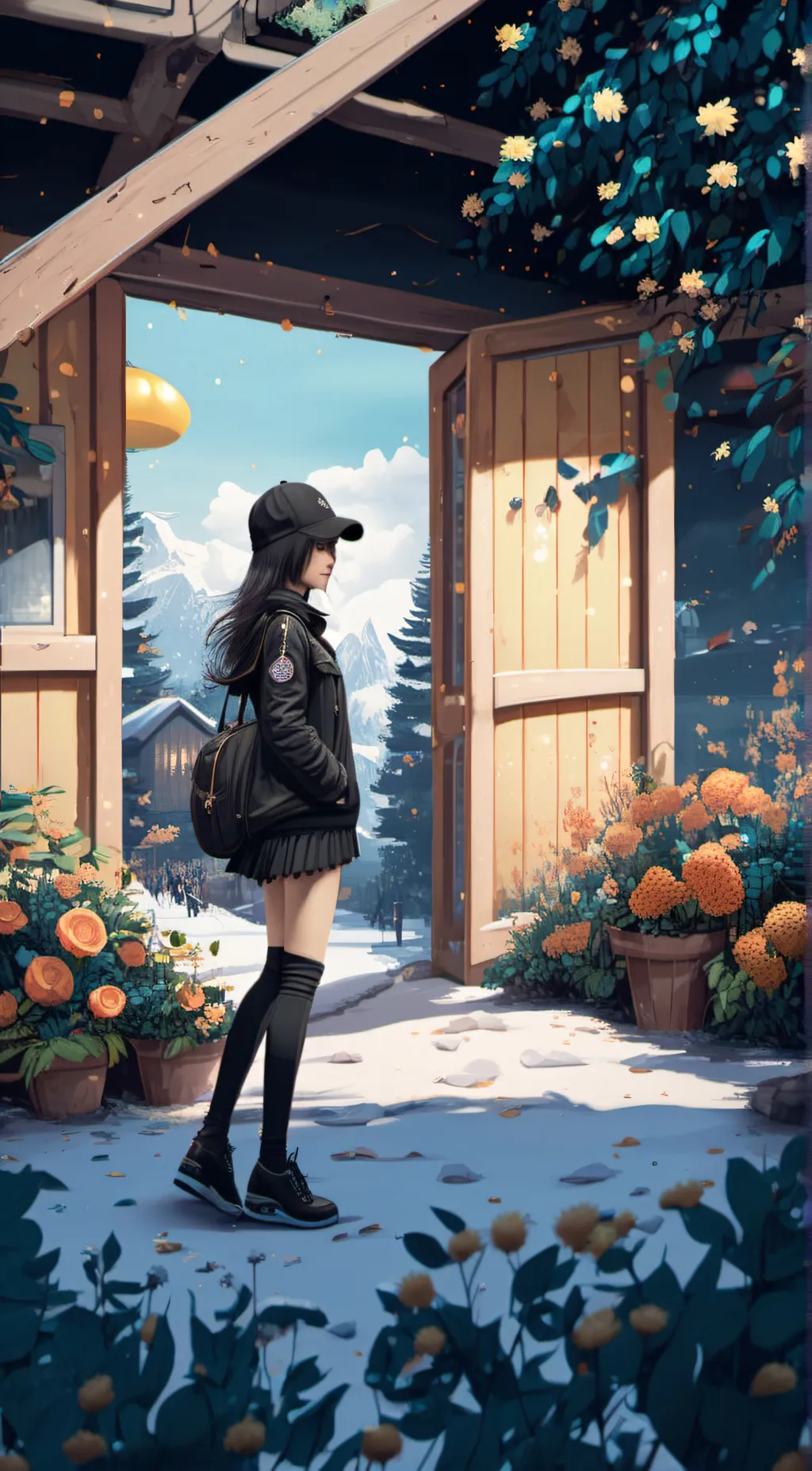 ai character: Ashley background