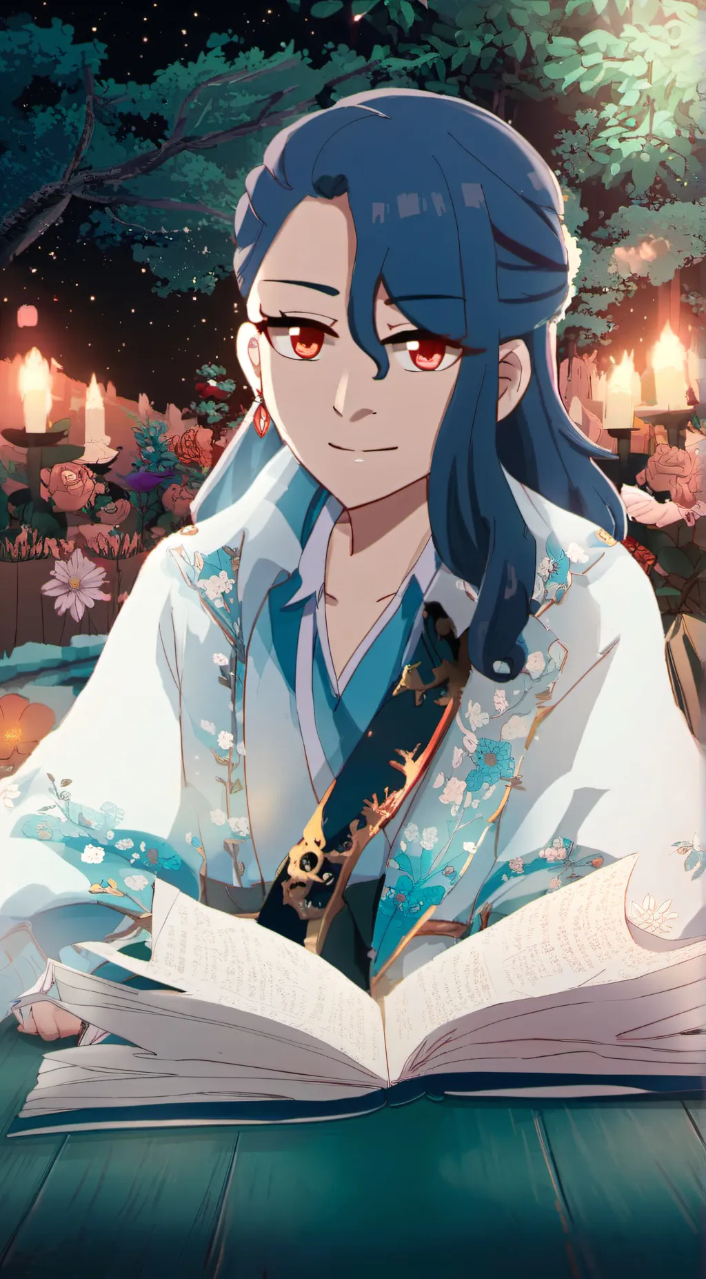 ai character: lily background