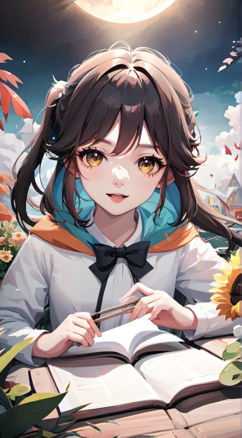 ai character: emily background