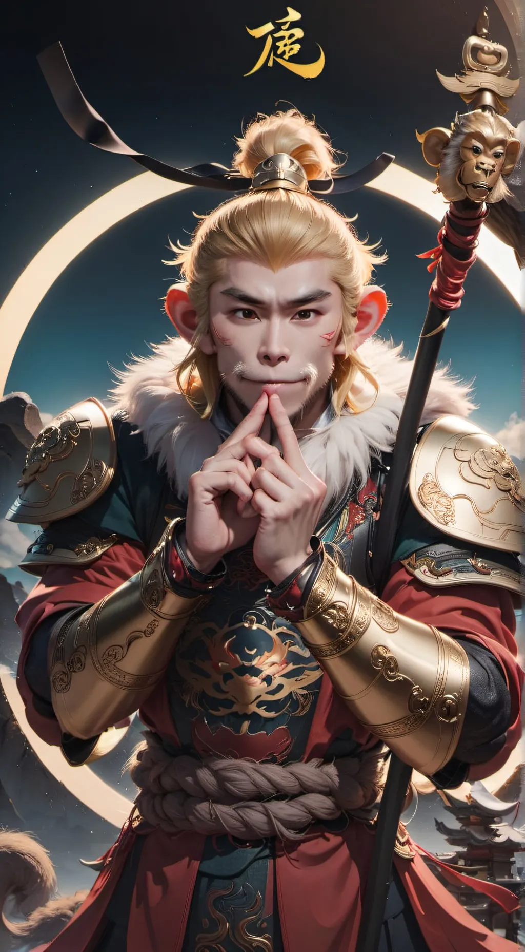 ai character: 孙悟空 background