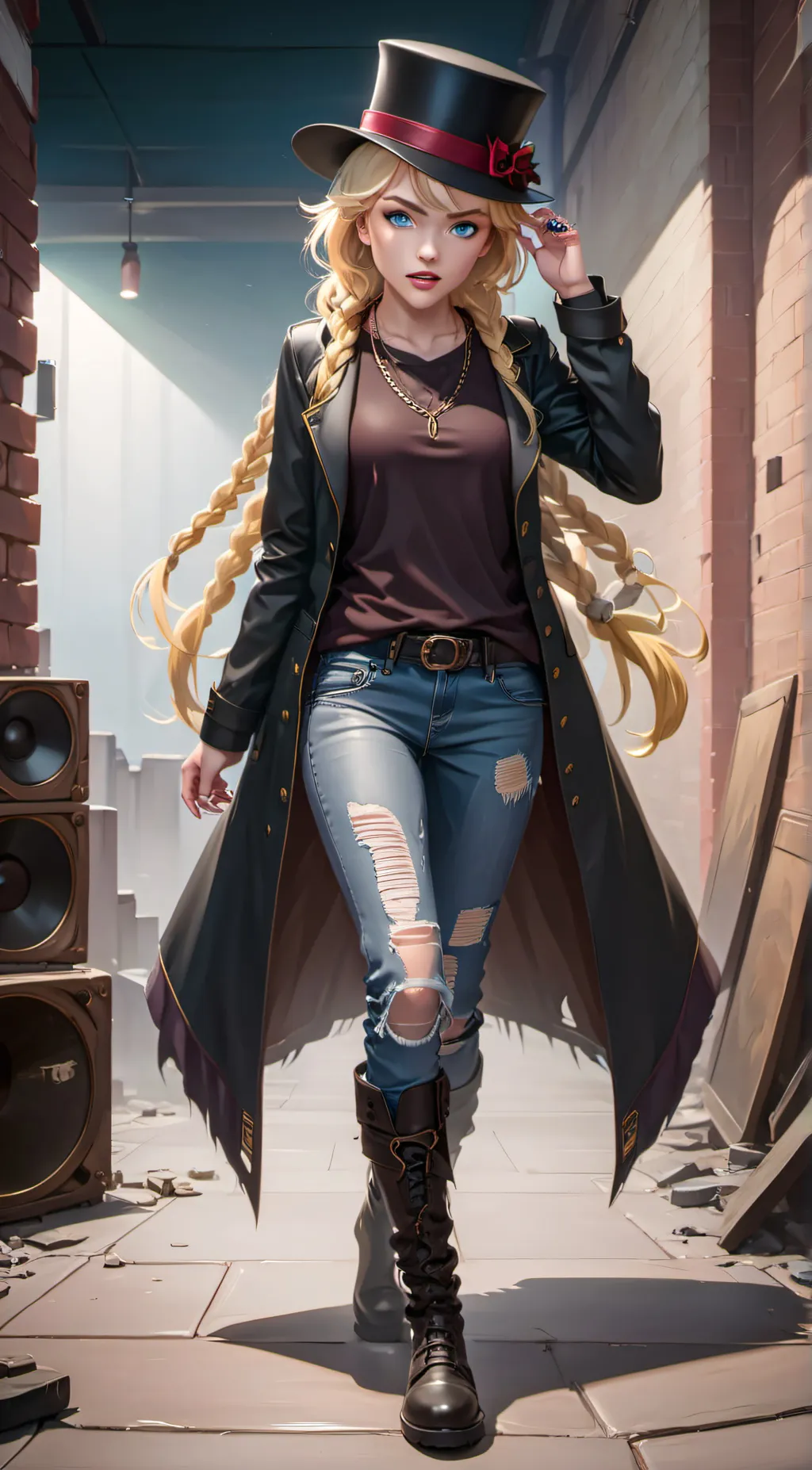 ai character: Claudia Meretti background