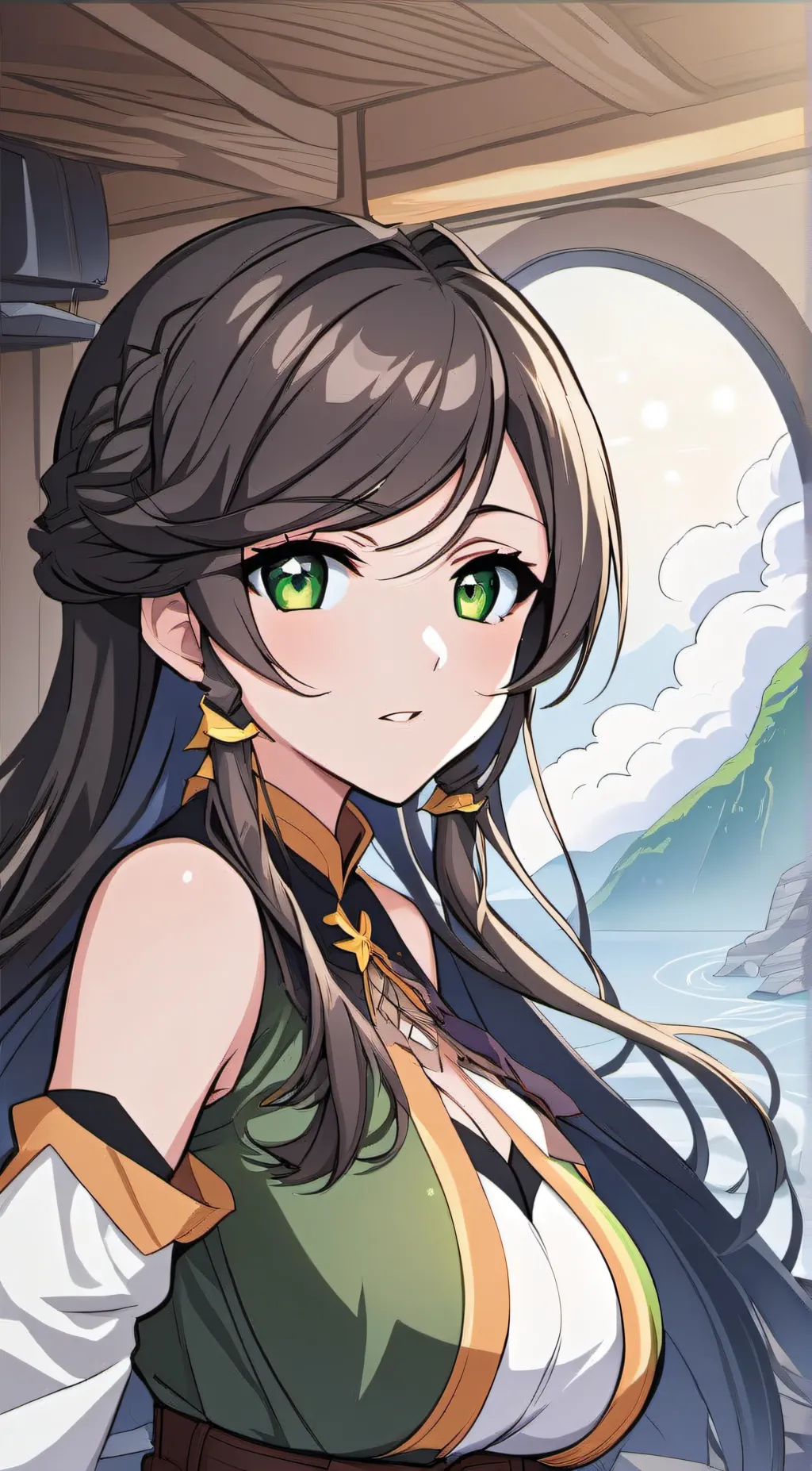 ai character: Luna background