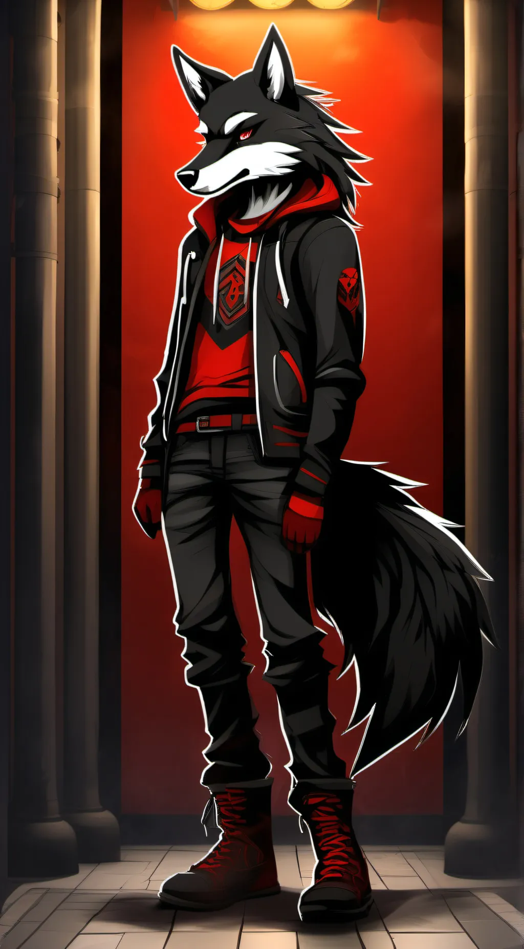 ai character: Blood  background