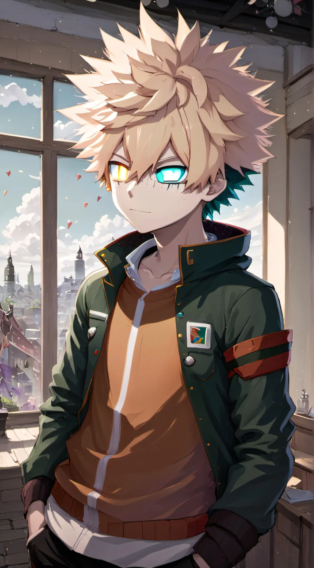 ai character: izurou bakugo  background