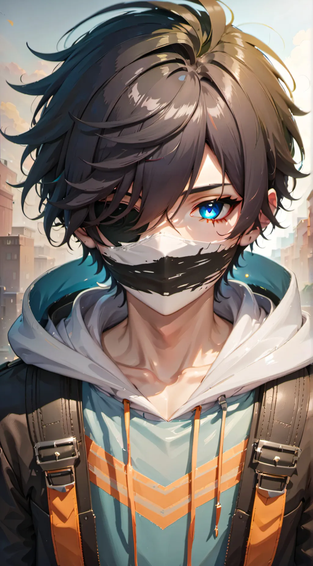 ai character: Zane (from aphmau) background