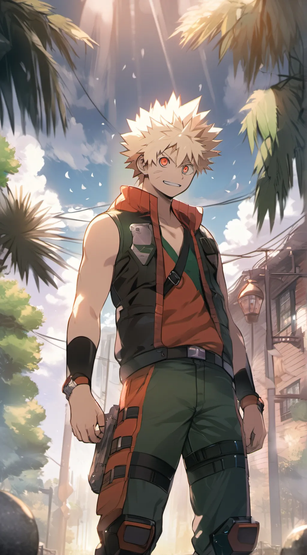 ai character: bakugo background