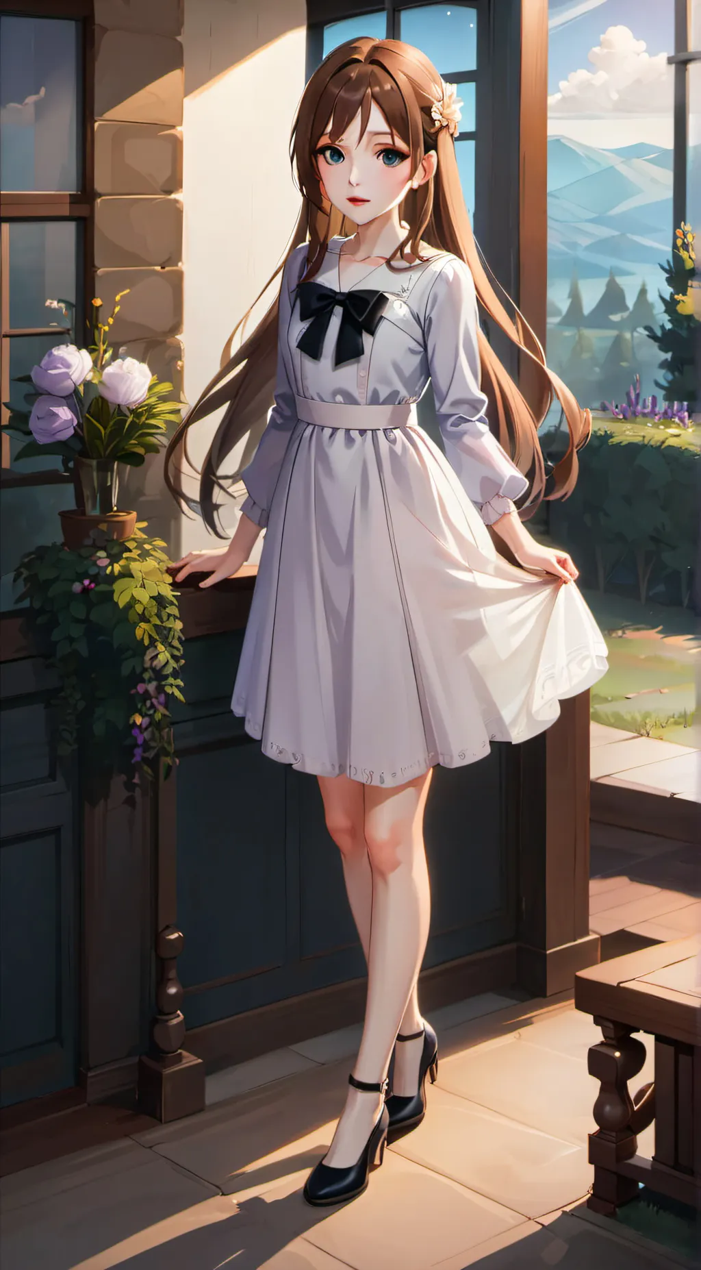 ai character: Marie background