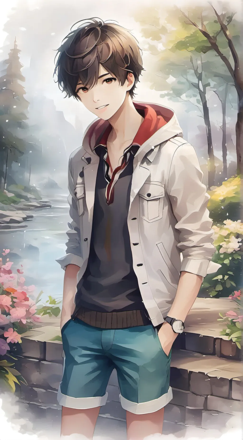 ai character: andrew background